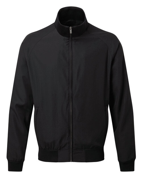 AQ200M_BLK_FLAT Asquith and Fox - AQ200 - MENS HARRINGTON JACKET - Image 1