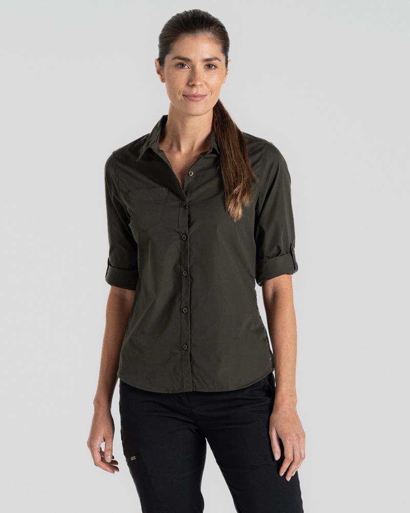 CR541M Craghoppers - CR541- EXPERT LADIES KIWI LONG SLEEVE SHIRT - Image 1