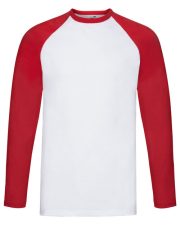Fruit of the Loom - SS09 - VALUEWEIGHT LONG SLEEVE BASEBALL T - Image 3