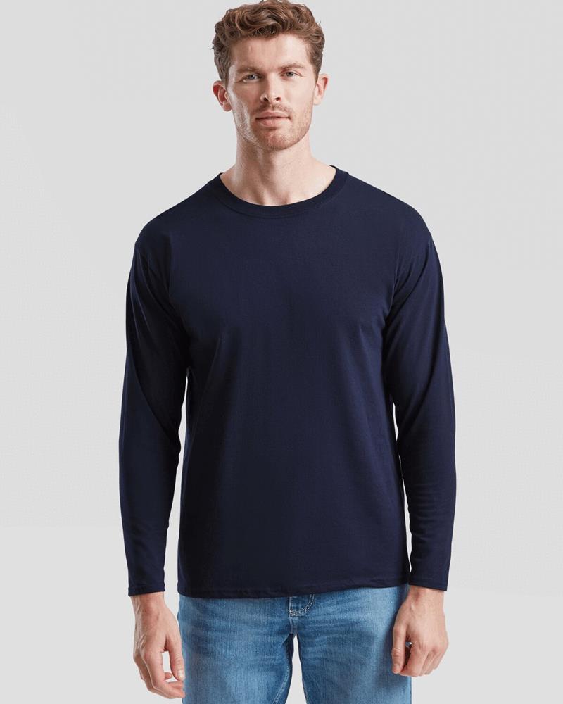SS019M Fruit of the Loom - SS19 - VALUEWEIGHT LONG SLEEVE T - Image 1