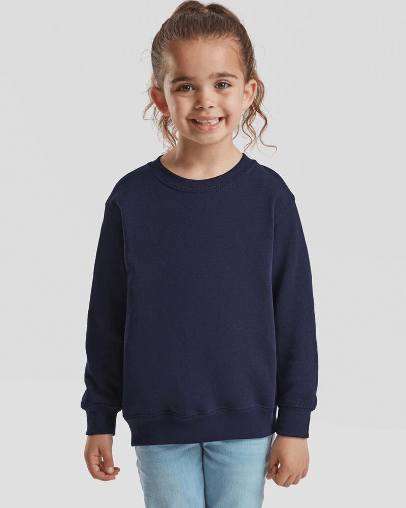 SS027B Fruit of the Loom - SS27B KIDS CLASSIC SET-IN SWEAT - Image 1