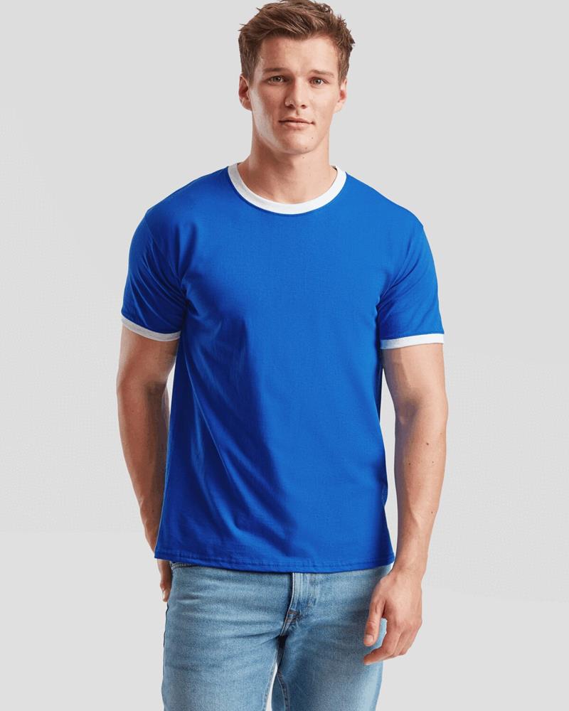 SS040M Fruit of the Loom - SS40 - VALUEWEIGHT RINGER T - Image 1