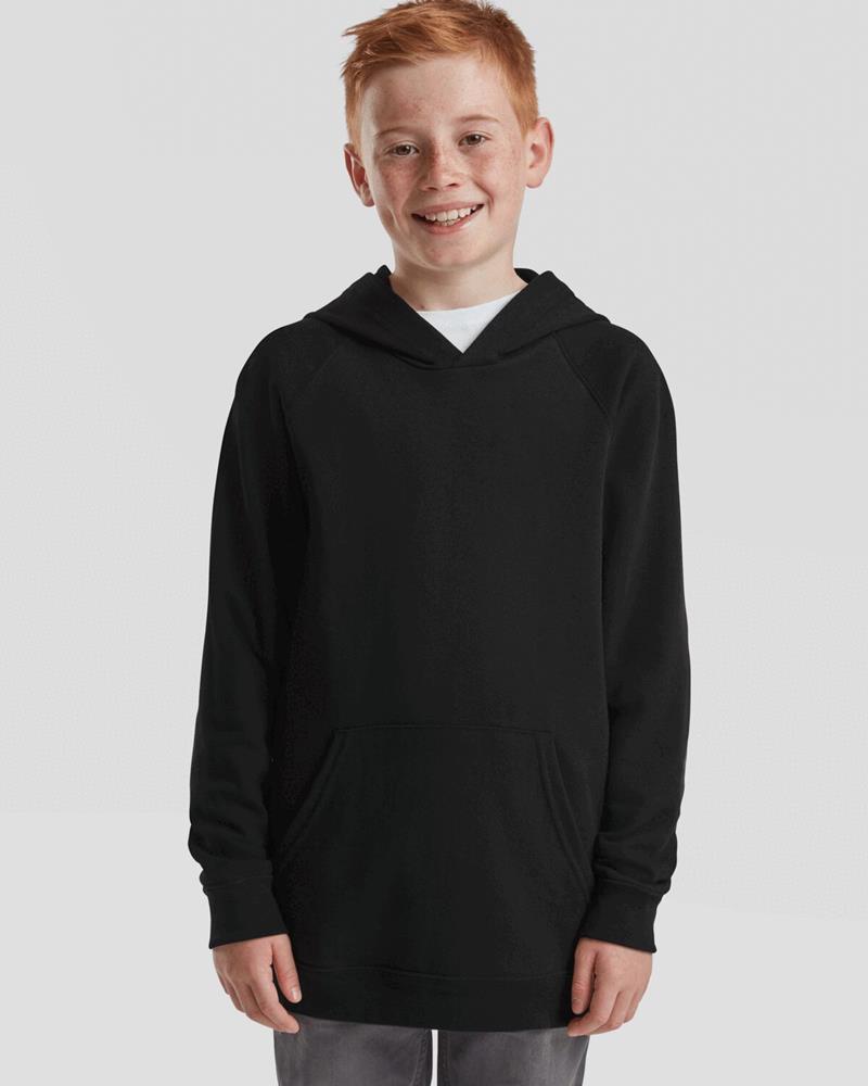 SS056B Fruit of the Loom - SS56B - KIDS LIGHTWEIGHT HOODED SWEAT - Image 1