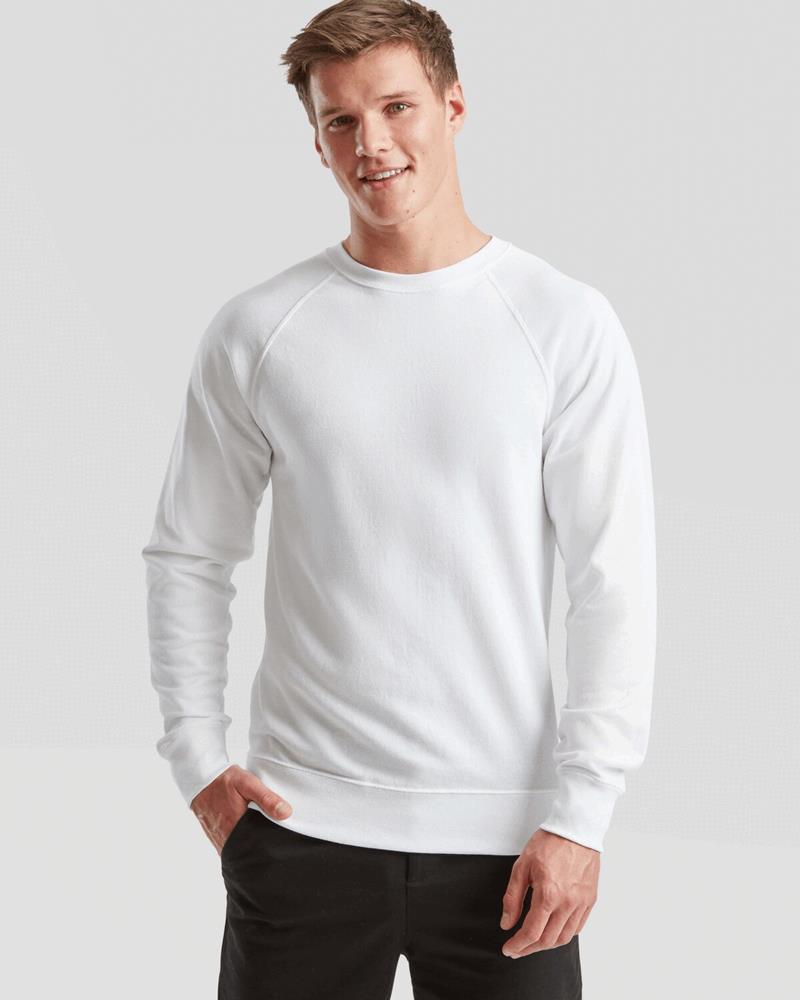 SS063M Fruit of the Loom - SS63 - LIGHTWEIGHT RAGLAN SWEAT - Image 1