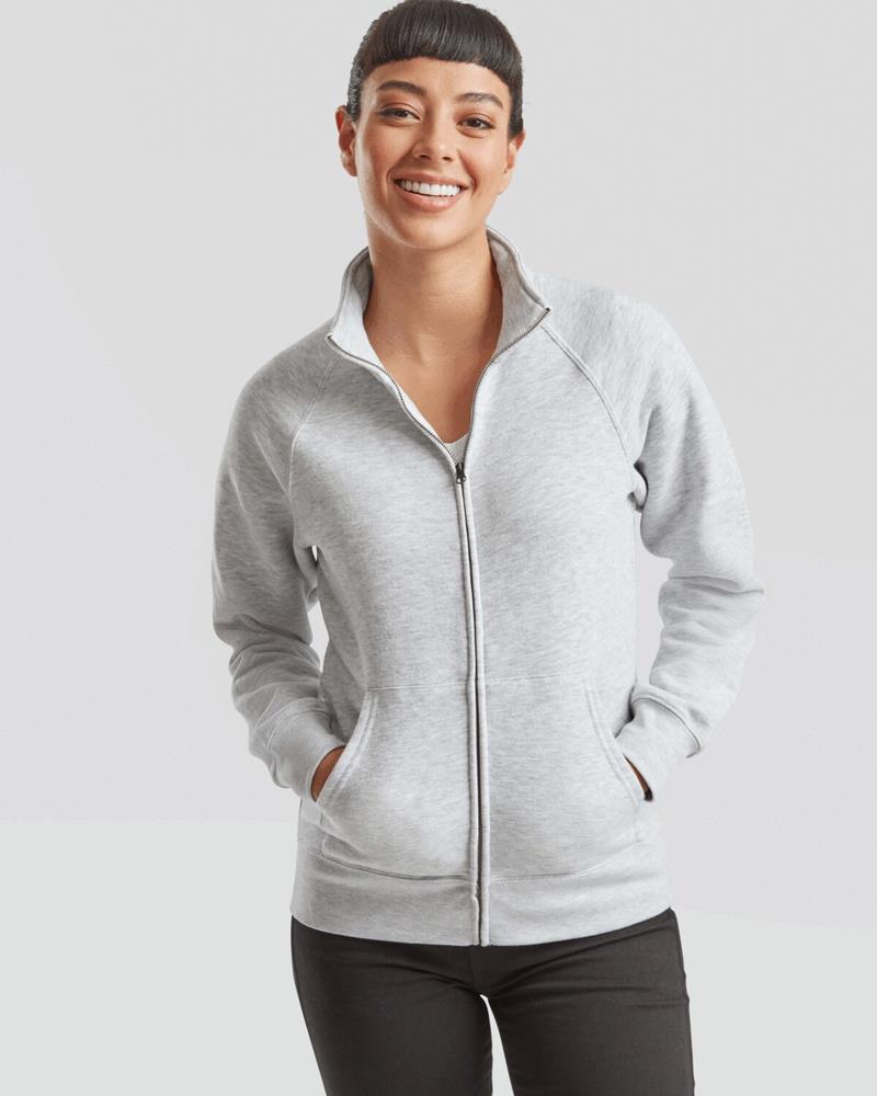 SS085M Fruit of the Loom - SS85 - LADIES PREMIUM SWEAT JACKET - Image 1
