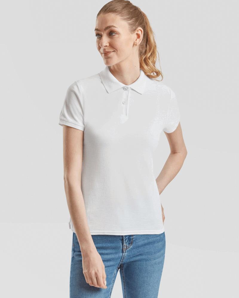 SS092M Fruit of the Loom - SS92 - LADIES 65/35 POLO - Image 1