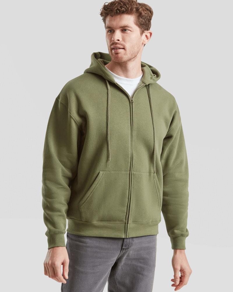 SS107M Fruit of the Loom - SS107 - PREMIUM HOODED SWEAT JACKET - Image 1