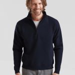 Fruit of the Loom - SS108 - PREMIUM 70/30 ZIP NECK SWEAT