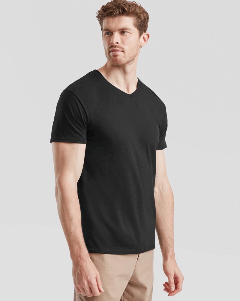 SS152M Fruit of the Loom - SS152 - ICONIC 150 V NECK T - Image 1