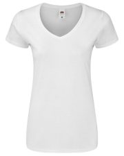 Fruit of the Loom - SS156 - LADIES ICONIC 150 V NECK T - Image 2
