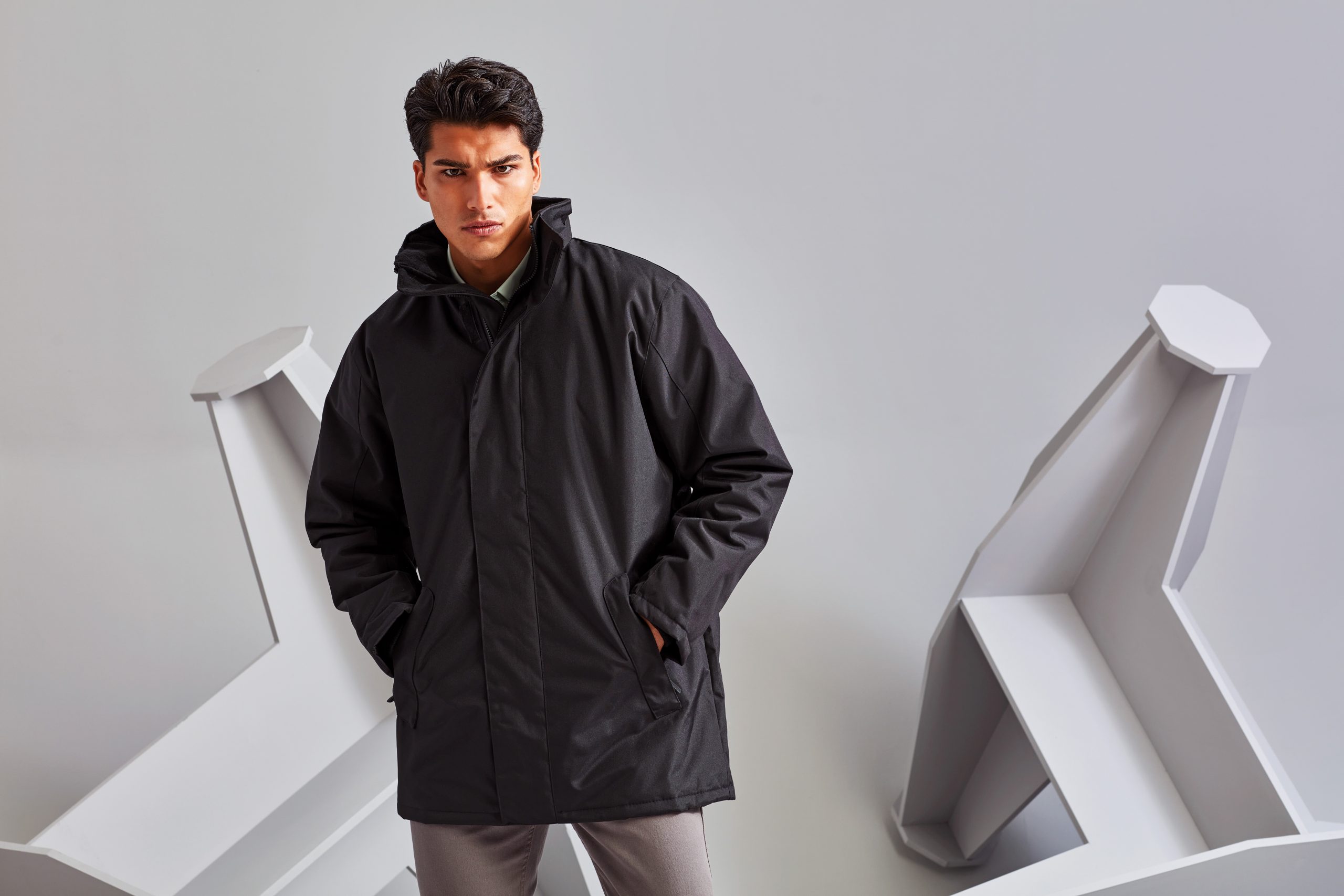 TS013 (1) 2786 - TS013 - MENS PARKA JACKET - Image 1