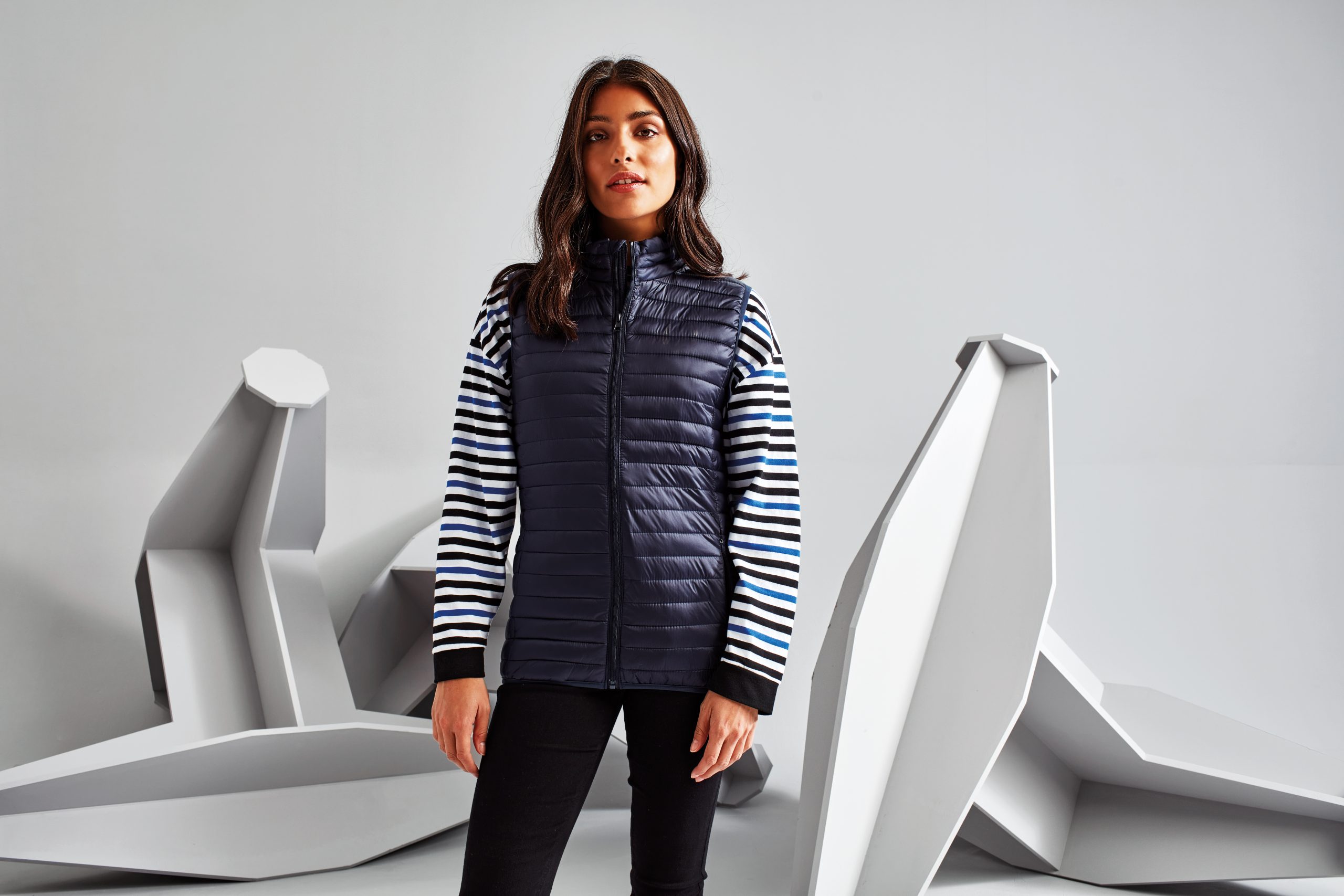 TS019F (1) 2786 - TS019F - LADIES TRIBE FINLINE PADDED GILET - Image 1
