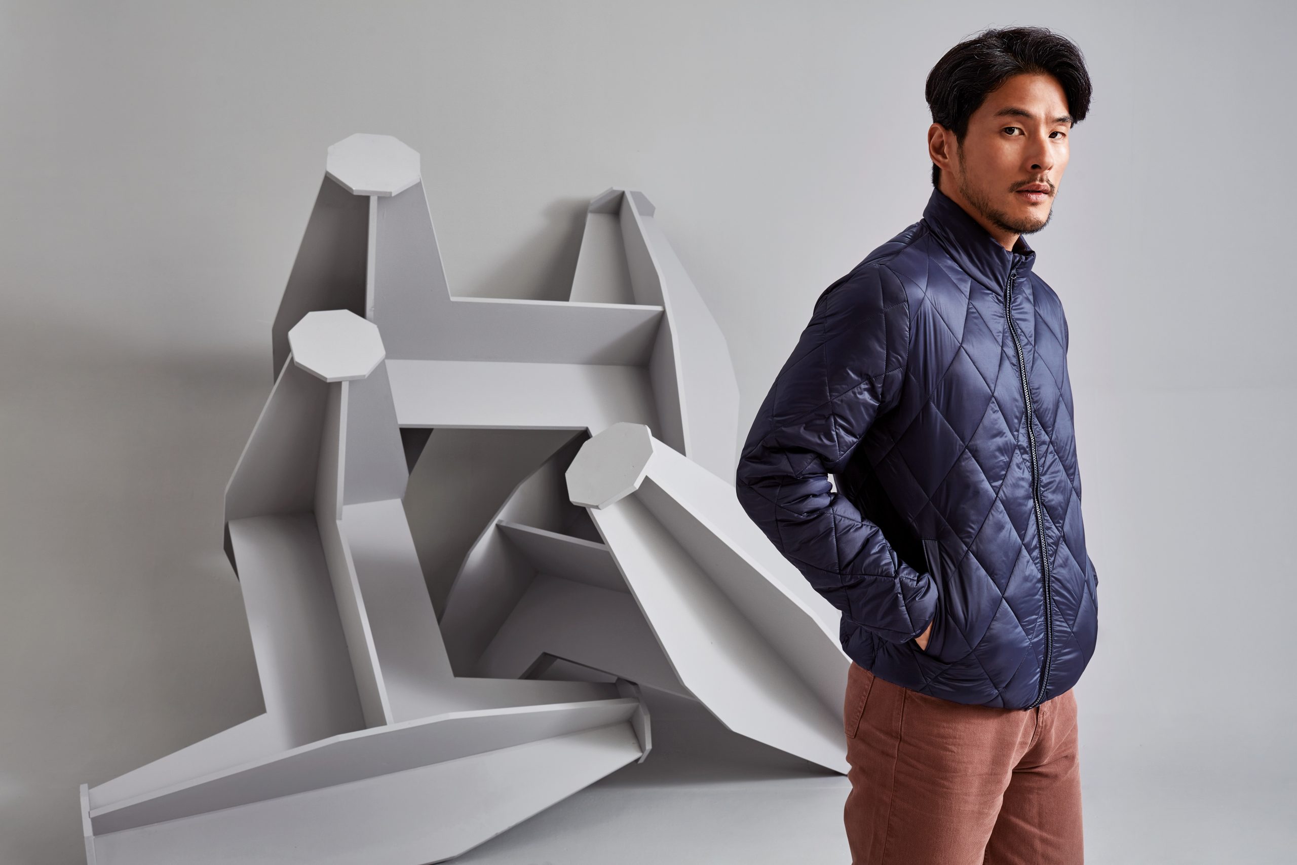 TS032 (3) 2786 - TS032 - DIAMOND PANE PADDED JACKET - Image 1