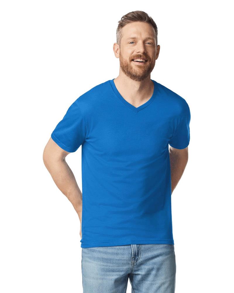 GD10M Gildan - GD10 - SOFTSTYLE V-NECK T SHIRT - Image 1