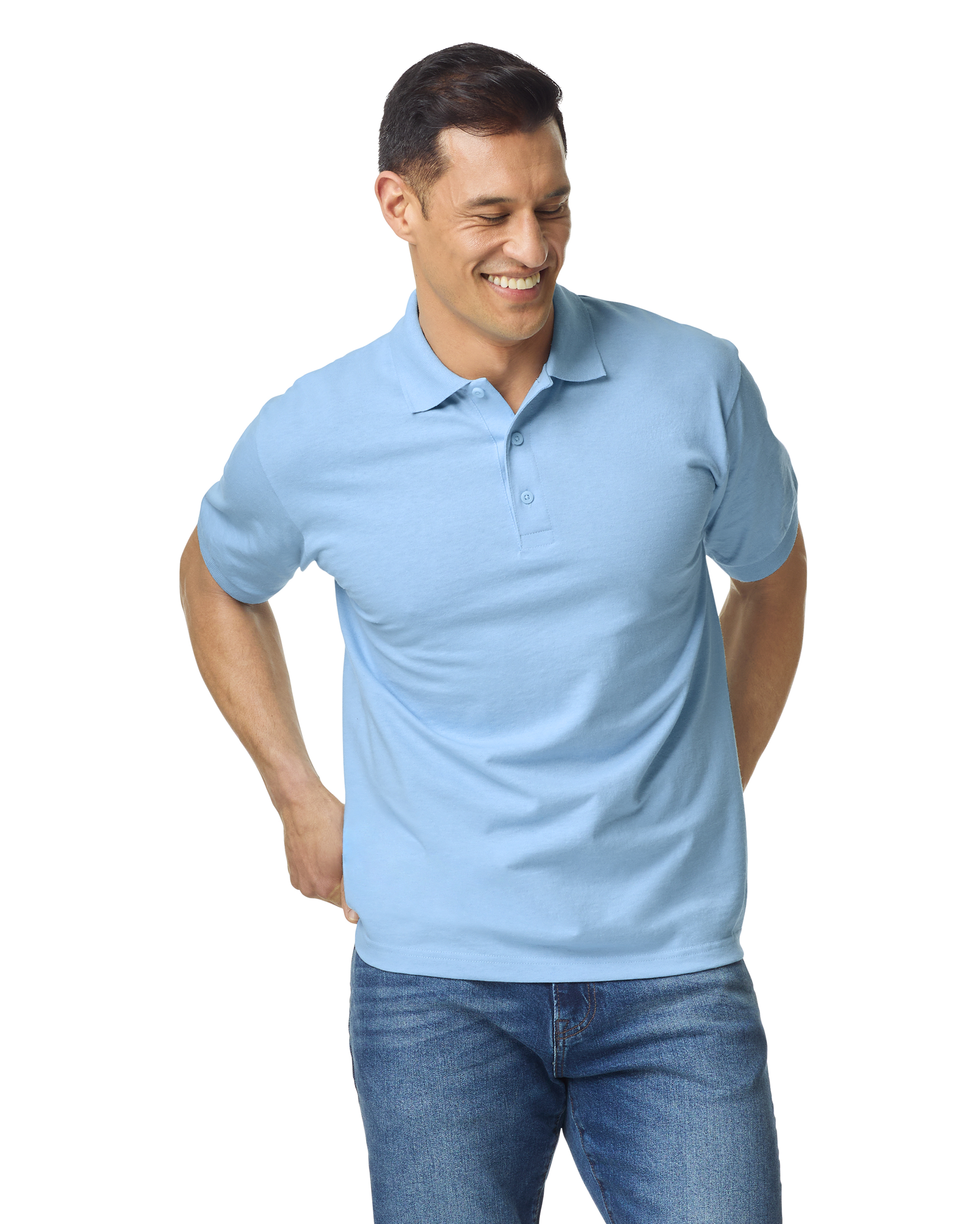 Adult Jersey Sport Shirt Gildan - GD40 - DRYBLEND ADULT POLO - Image 1