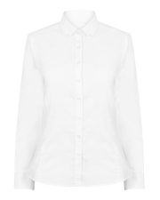 Henbury - H513R - LADIES LONG SLEEVE MODERN OXFORD SHIRT - REGULAR FIT - Image 2