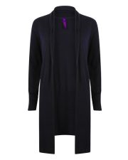 Henbury - H719 - LADIES LONGLINE OPEN CARDIGAN - Image 3