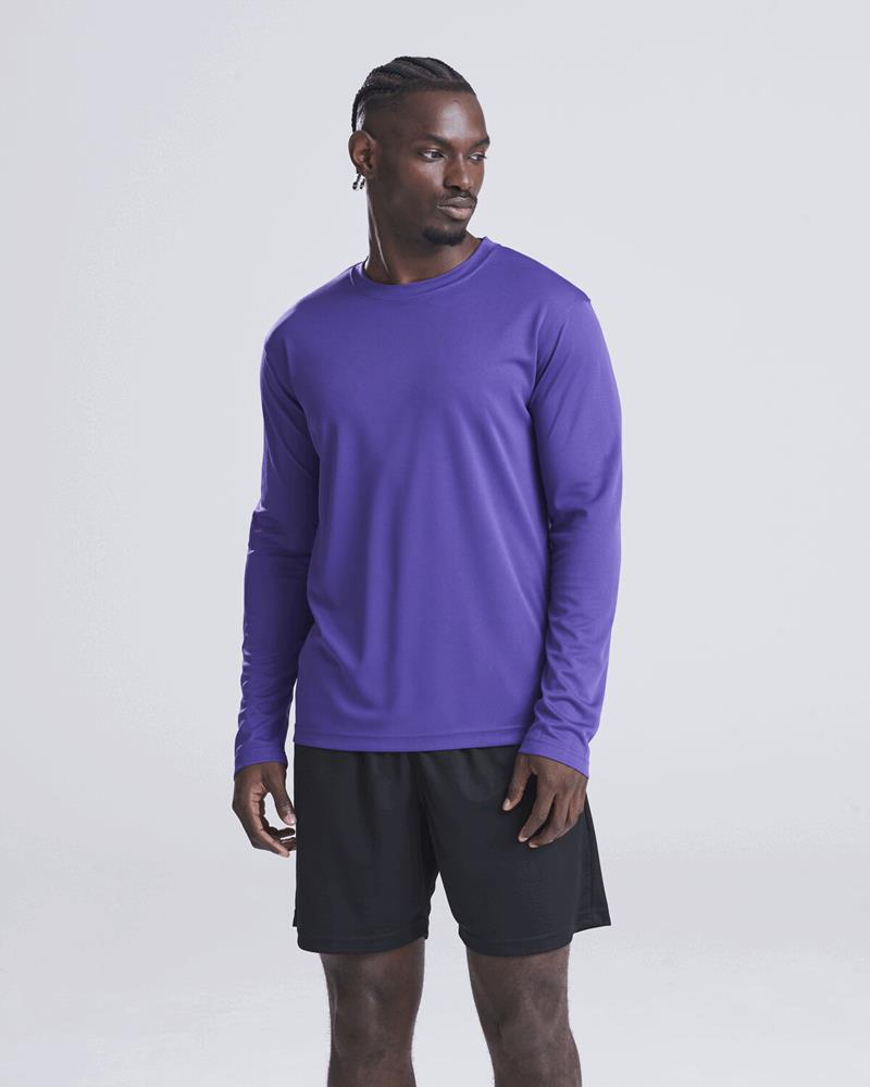 JC002M Just Cool by AWDis - JC002 - LONG SLEEVE COOL T-SHIRT - Image 1
