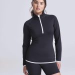 Just Cool by AWDis - JC036 - WOMENS COOL 1/2 ZIP SWEAT