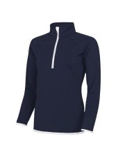 Just Cool by AWDis - JC036 - WOMENS COOL 1/2 ZIP SWEAT - Image 3