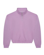 Just Hoods by AWDis - JH037F - WOMENS CROPPED 1/4 ZIP SWEAT - Image 3