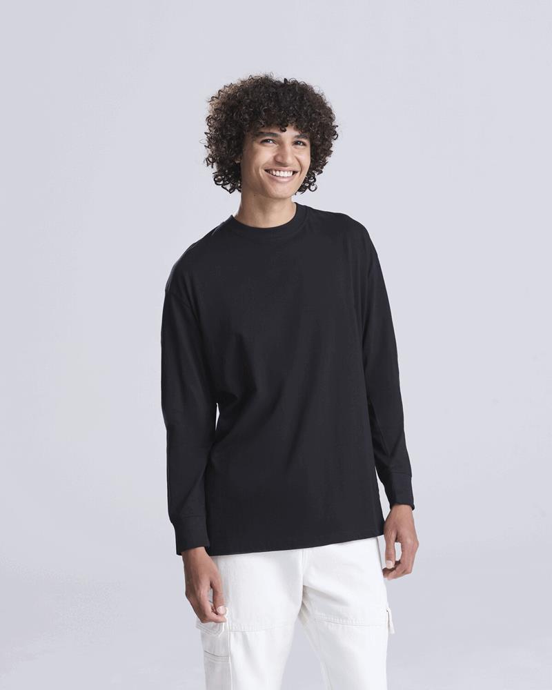 JT019M Just Tees - JT019 - OVERSIZE 100 LONG SLEEVE T - Image 1