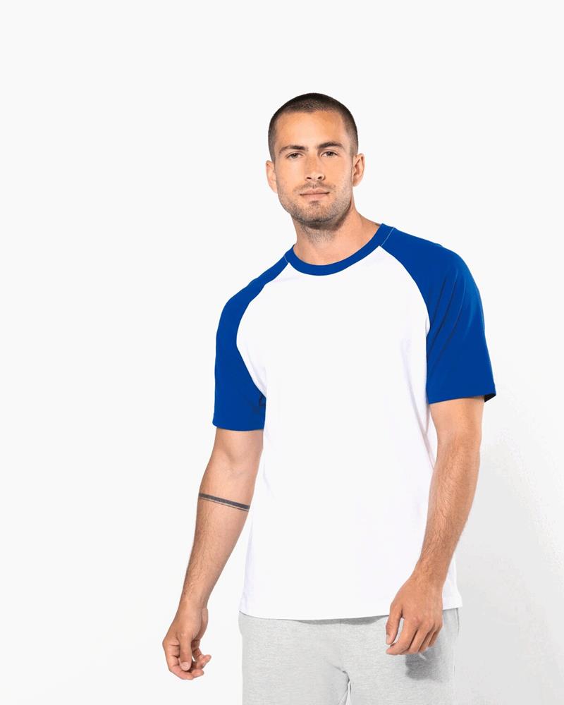 KB330M Kariban - KB330 - CONTRAST BASEBALL T-SHIRT - Image 1