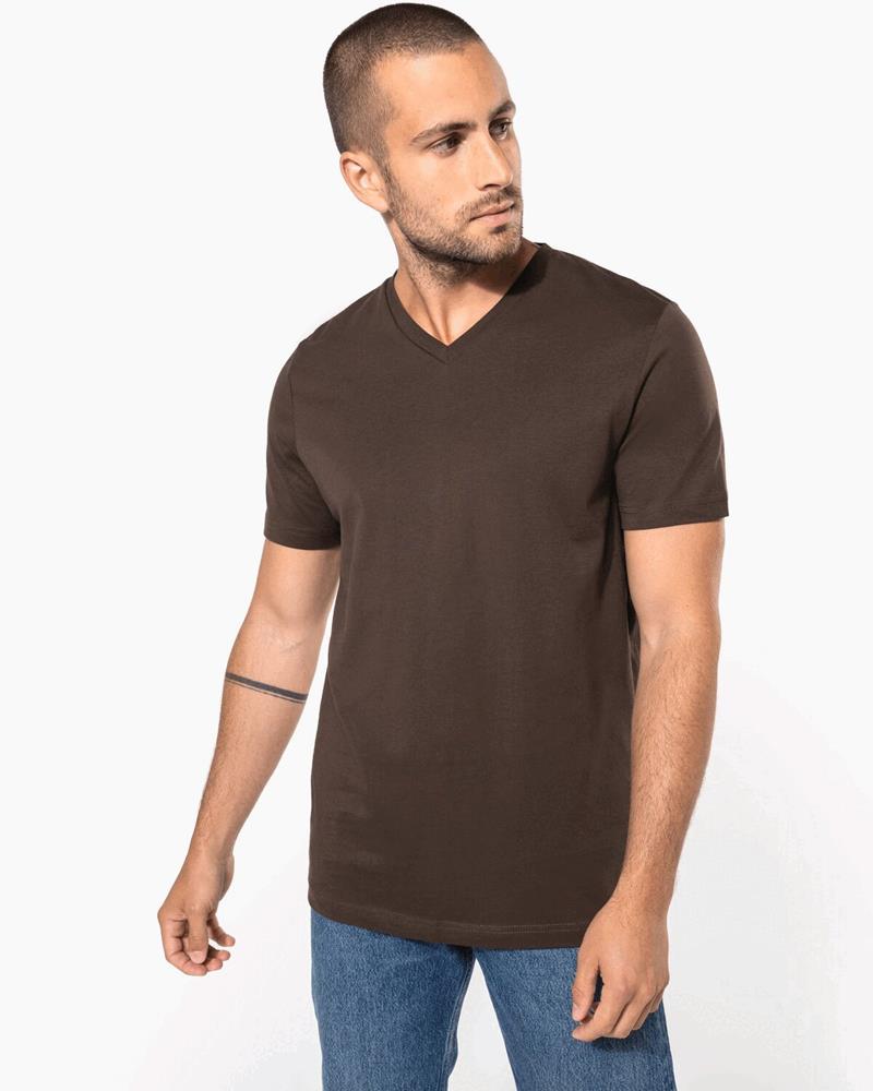 KB357M Kariban - KB357 - MENS SHORT SLEEVE V-NECK T-SHIRT - Image 1