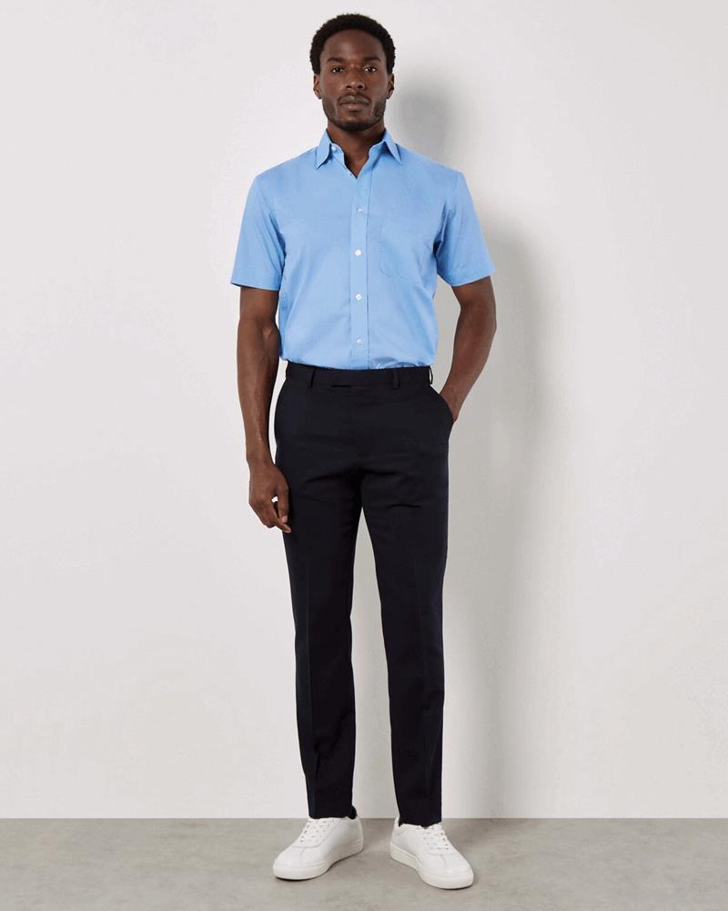 KK102M Kustom Kit - KK102 - CLASSIC FIT SHORT SLEEVE BUSINESS SHIRT - Image 1