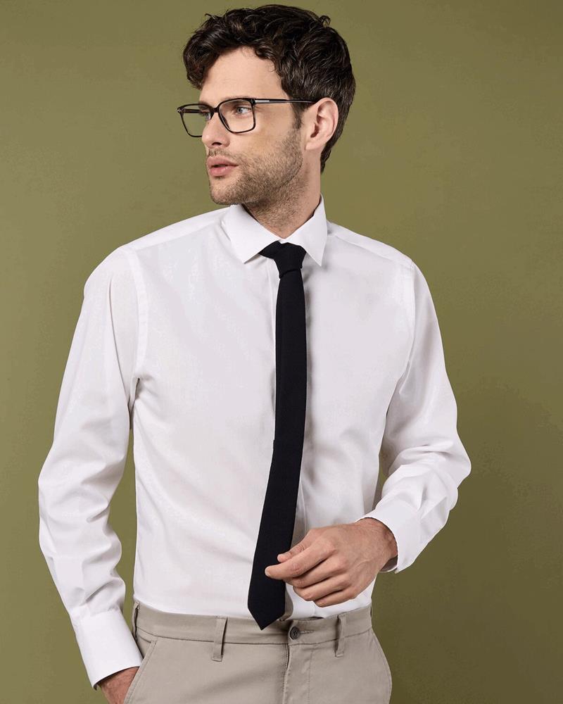 KK131M Kustom Kit - KK131 - TAILORED FIT BUSINESS LONG SLEEVE SHIRT - Image 1