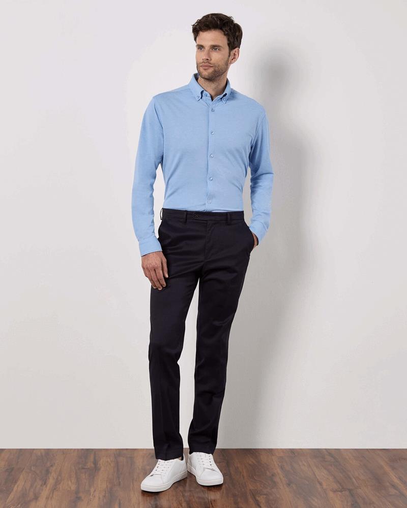 KK143M Kustom Kit - KK143 - TAILORED FIT SUPERWASH 60 PIQUE SHIRT - Image 1