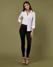 Kustom Kit - KK242 - LADIES TAILORED FIT POPLIN LONG SLEEVE SHIRT