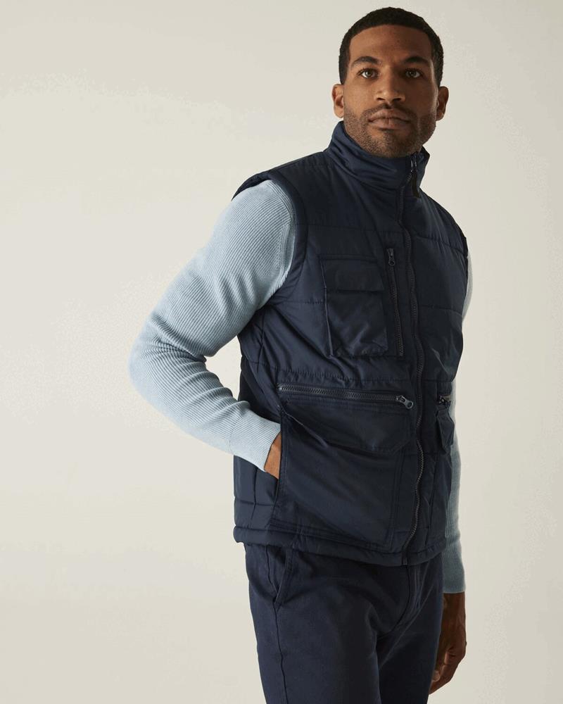 RG185M Regatta - RG185 - STELLAR MULTI ZIP RIPSTOP BODYWARMER - Image 1