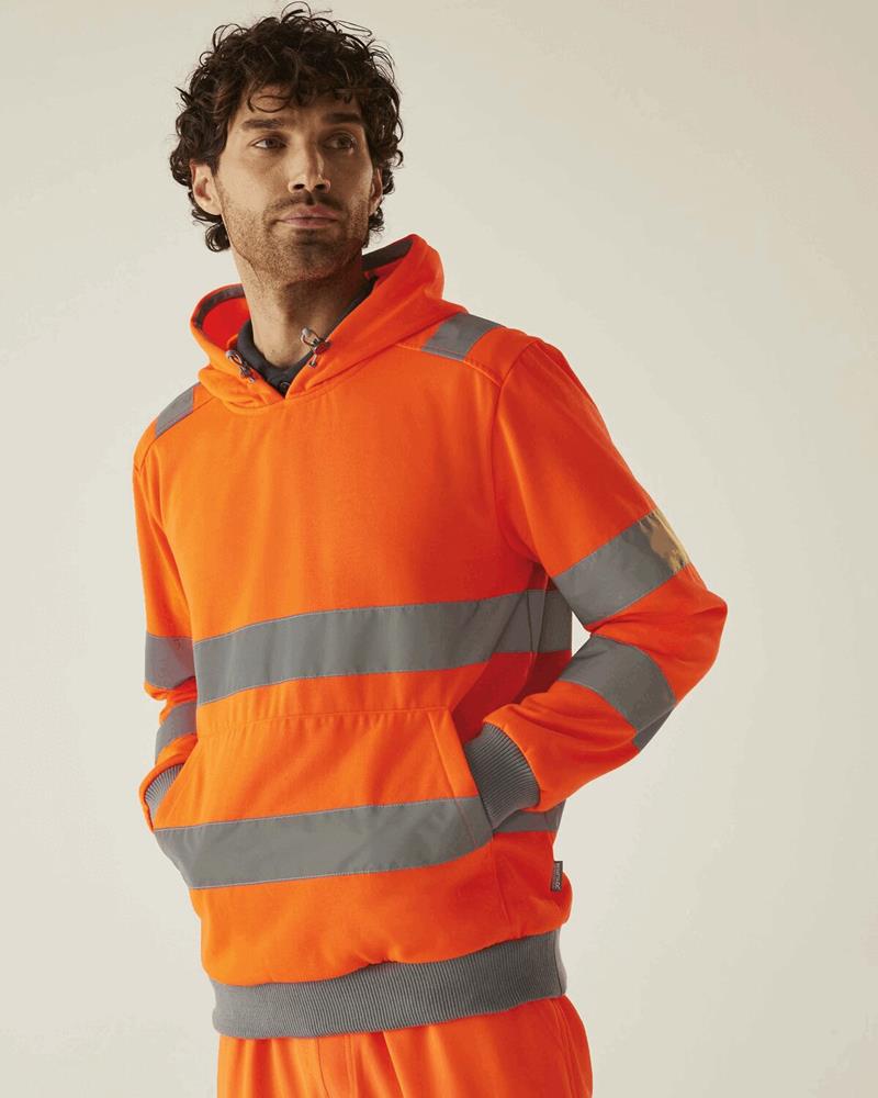 RG230M Regatta - RG230 - HI-VIS PRO CONTRACT HOODIE - Image 1