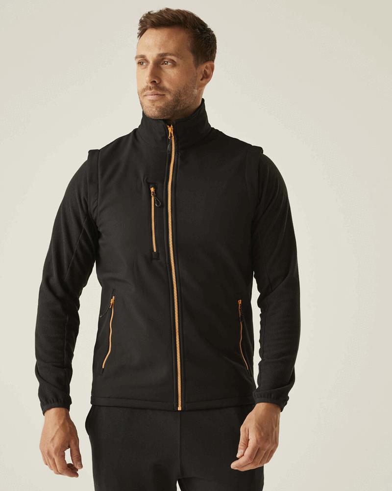 RG726M Regatta - RG726 - NAVIGATE 2 LAYER SOFTSHELL BODYWARMER - Image 1