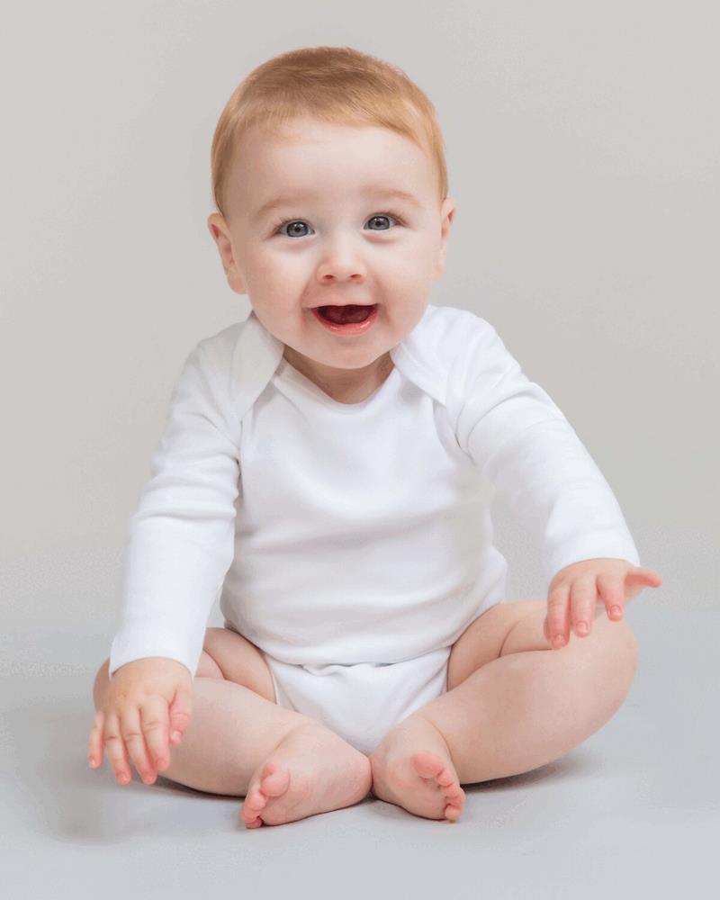 LW52TB Larkwood - LW052 - LONG SLEEVE BABY BODYSUIT - Image 1