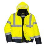 Portwest - PW100 - HI-VIS CONTRAST BOMBER JACKET