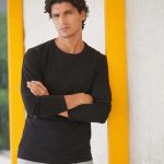 SF Clothing -  SF124 - MENS FEEL GOOD LONG SLEEVE STRETCH T-SHIRT