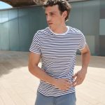 SF Clothing - SF202 - UNISEX STRIPED T-SHIRT