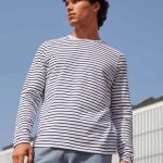 SF Clothing - SF204 - UNISEX LONG SLEEVED STRIPED T-SHIRT