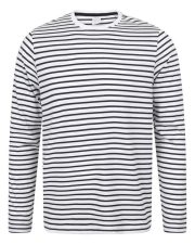 SF Clothing - SF204 - UNISEX LONG SLEEVED STRIPED T-SHIRT - Image 2