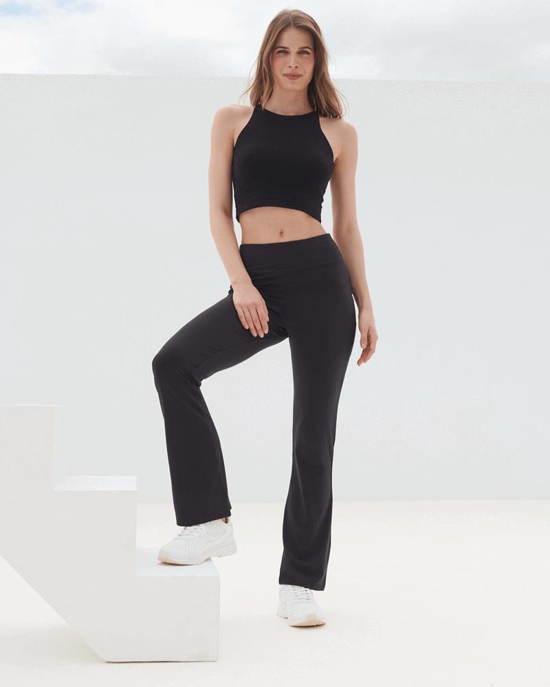 ST428M SF Clothing - ST428 - WOMENS FLARED LEGGINGS - Image 1