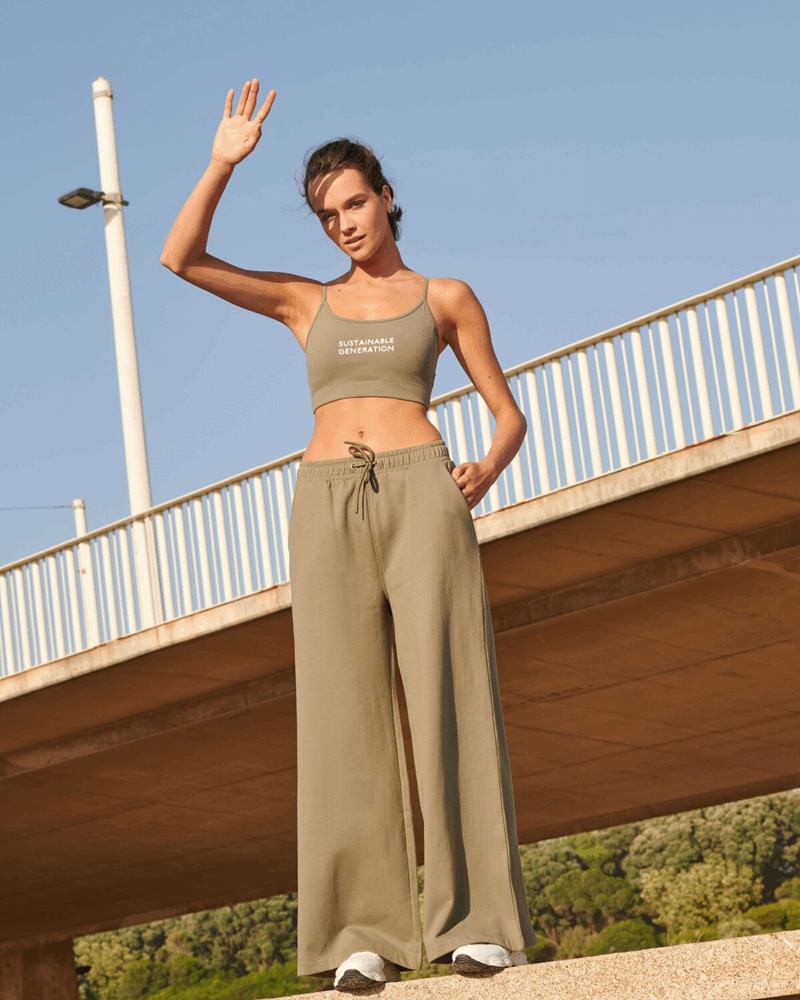 ST431M SF Clothing - ST431 - LADIES SUSTAINABLE FASHION WIDE LEG JOGGERS - Image 1