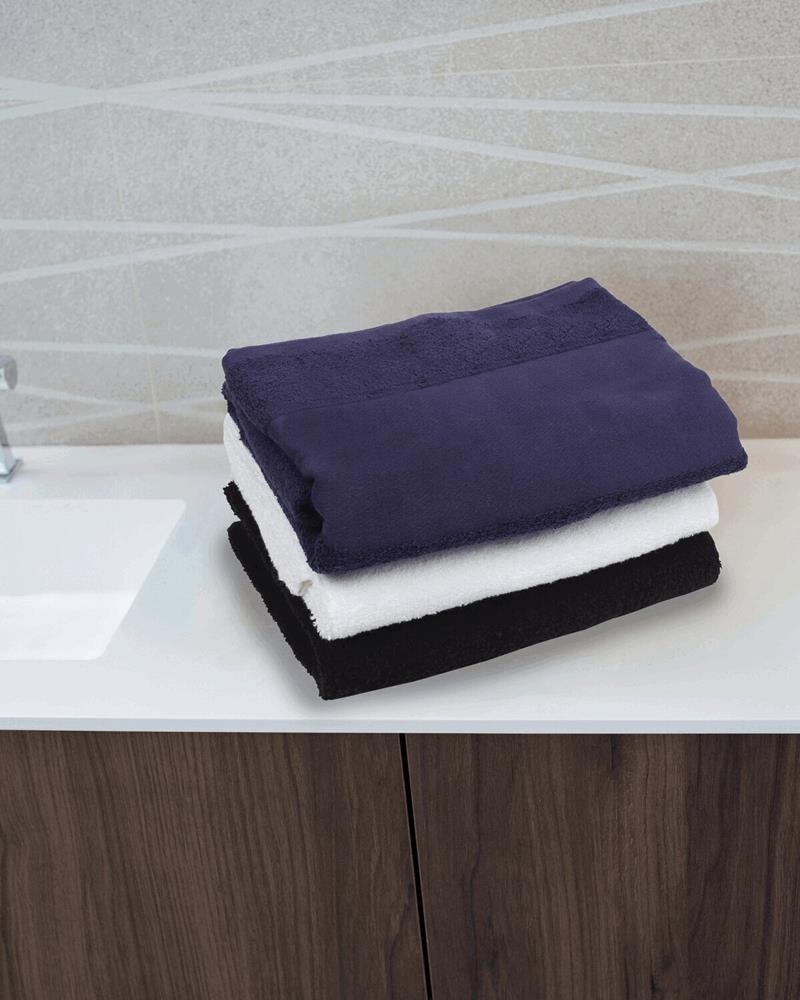 TC035M Towel City - TC035 - PRINTABLE BORDER BATH TOWEL - Image 1