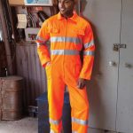 Yoko - YK011 - HI-VIS POLYCOTTON COVERALLS