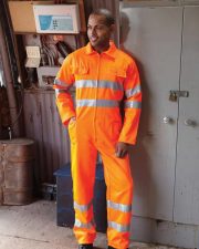Yoko - YK011 - HI-VIS POLYCOTTON COVERALLS