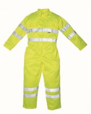 Yoko - YK011 - HI-VIS POLYCOTTON COVERALLS - Image 3