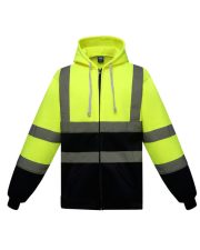 Yoko - YK012 - HI-VIS ZIP HOODIE - Image 4