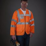 Yoko - YK014 - HI-VIS EXECUTIVE LONG SLEEVE WAISTCOAT