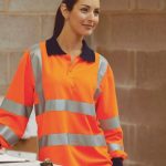 Yoko - YK021 - HI-VIS LONG SLEEVE POLO